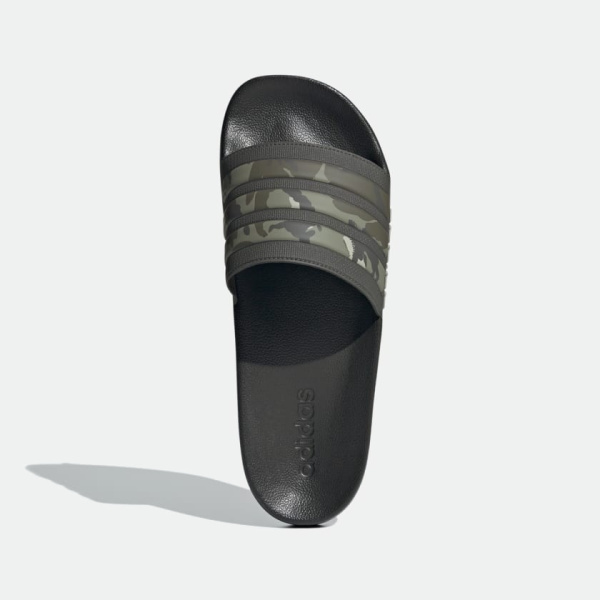 Шлепанцы ADILETTE SHOWER (RU 42.5 UK 10 USm 10.5 СМ 27.6 ; shadow olive/putty grey/olive strata)